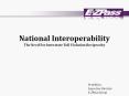 National Interoperability The Need For Interstate Toll Violation Reciprocity PowerPoint PPT Presentation