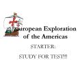 European Exploration of the Americas PowerPoint PPT Presentation