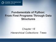 Fundamentals of Python: From First Programs Through Data Structures