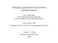 Changing Agricultural Trade Patterns in North America  Changing Agricultural Trade Patterns in North America AAEA-CAES Workshop North American Free Trade Agreements: Policy Challenges for 2002 Farm Bill and Beyond Session I, August 8, 2001 The PowerPoint PPT Presentation