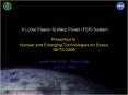 A Lunar Fission Surface Power (FSP) System Presented to: Nuclear and Emerging Technologies for Space NETS 2009 PowerPoint PPT Presentation