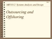 MIT5312: Systems Analysis and Design