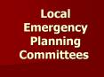 Local Emergency Planning Committees PowerPoint PPT Presentation