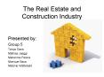 The Real Estate and Construction Industry PowerPoint PPT Presentation