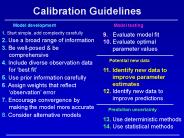 Calibration Guidelines