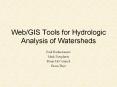 Web/GIS Tools for Hydrologic Analysis of Watersheds PowerPoint PPT Presentation