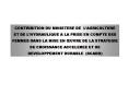 CONTRIBITION DU MINISTERE DE L PowerPoint PPT Presentation
