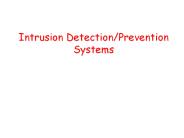Intrusion Detection/Prevention Systems