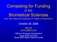 Competing for Funding in the Biomedical Sciences from the National Institutes of Health PowerPoint PPT Presentation