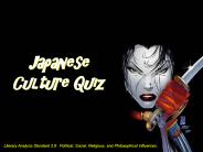 Japanese Culture Quiz