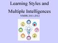 Learning Styles and Multiple Intelligences PowerPoint PPT Presentation