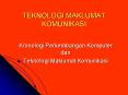 TEKNOLOGI MAKLUMAT KOMUNIKASI PowerPoint PPT Presentation