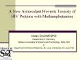 A New Antioxidant Prevents Toxicity of HIV Proteins with Methamphetamine PowerPoint PPT Presentation