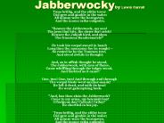 Jabberwockyby Lewis Carroll