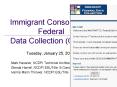 Immigrant Consolidated Federal Data Collection (CFDC) PowerPoint PPT Presentation