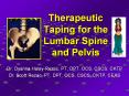Therapeutic Taping for the Lumbar Spine and Pelvis PowerPoint PPT Presentation