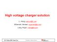 High voltage charger solution PowerPoint PPT Presentation