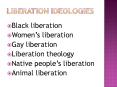 Liberation ideologies PowerPoint PPT Presentation