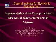 Central Institute for Economic Management