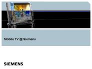 Mobile TV @ Siemens