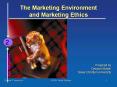 The Marketing Environment and Marketing Ethics PowerPoint PPT Presentation