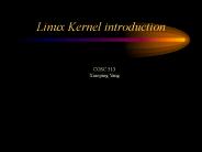 Linux Kernel introduction