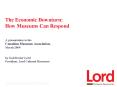 A presentation to the  Canadian Museums Association, March 2009  by Gail Dexter Lord President, Lord Cultural Resources
