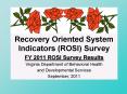 Recovery Oriented System Indicators (ROSI) Survey PowerPoint PPT Presentation