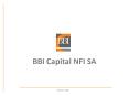BBI Capital NFI SA PowerPoint PPT Presentation
