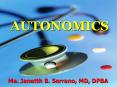 AUTONOMICS PowerPoint PPT Presentation