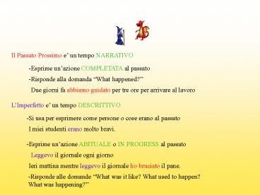 Il Passato Prossimo e