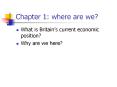 Chapter 1: where are we? PowerPoint PPT Presentation