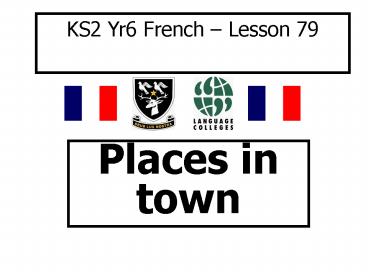 KS2 Yr6 French 