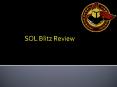 SOL Blitz Review PowerPoint PPT Presentation