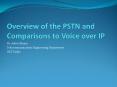 Overview of the PSTN and Comparisons to Voice over IP PowerPoint PPT Presentation