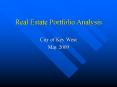 Real Estate Portfolio Analysis PowerPoint PPT Presentation