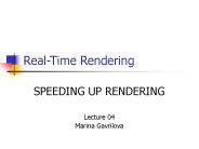 Real-Time Rendering