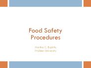 Food Safety