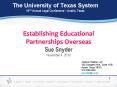 The University of Texas System 10TH Annual Legal Conference  PowerPoint PPT Presentation