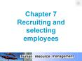 Chapter 7 Recruiting and selecting employees PowerPoint PPT Presentation
