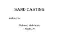 Sand Casting PowerPoint PPT Presentation