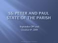 SS. Peter and Paul State of the Parish PowerPoint PPT Presentation