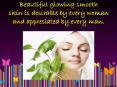 Beautiful glowing smooth                  skin is desirable by every woman and appreciated by every man. PowerPoint PPT Presentation