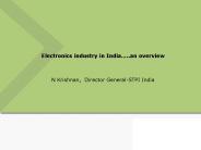 Electronics industry in India
