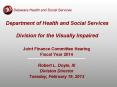 Department of Health and Social Services Division for the Visually Impaired PowerPoint PPT Presentation