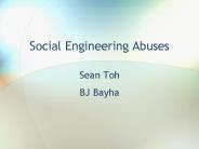 Social Engineering Abuses