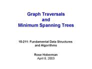 Graph Traversals and Minimum Spanning Trees