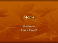 Stems PowerPoint PPT Presentation