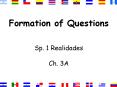 Formation of Questions PowerPoint PPT Presentation