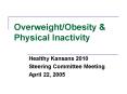 Overweight/Obesity PowerPoint PPT Presentation